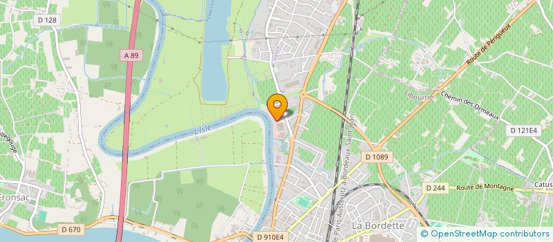 localisation de l'entreprise SPFPL BRIZON  LIBOURNE