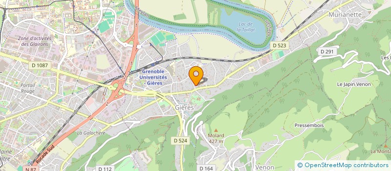 localisation de l'entreprise SPFPL BROSSE  GIERES