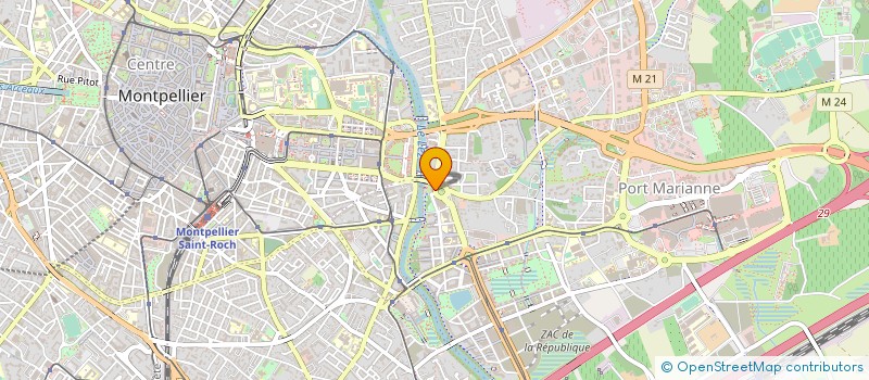 localisation de l'entreprise SPFPL BRUSCHET à MONTPELLIER
