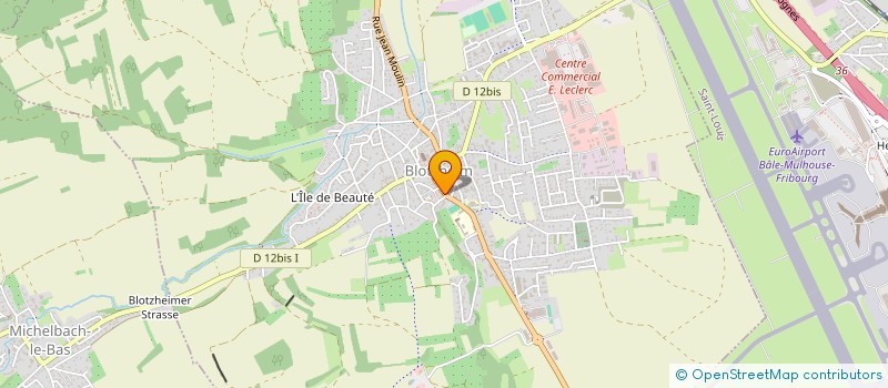 localisation de l'entreprise SPFPL BUBENDORFF  BLOTZHEIM