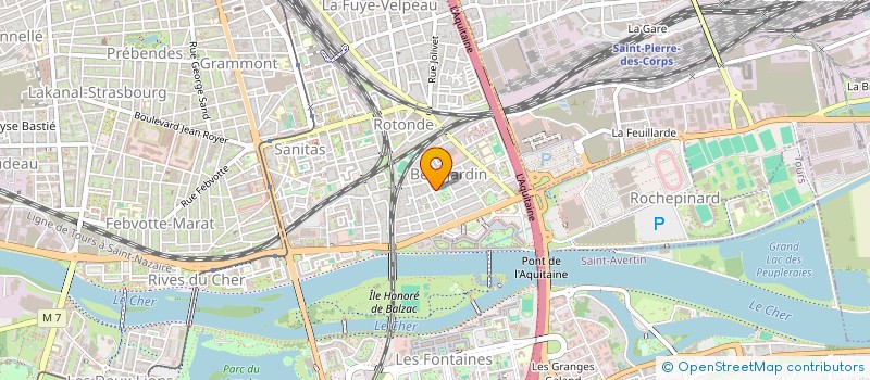 localisation de l'entreprise SPFPL BURDIN à TOURS