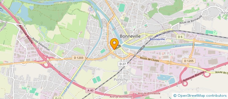 localisation de l'entreprise SPFPL BYKYNA  BONNEVILLE