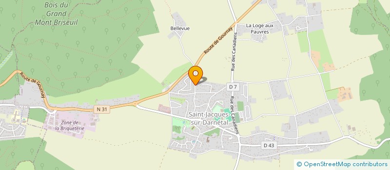 localisation de l'entreprise SPFPL C2R  SAINT-JACQUES-SUR-DARNETAL