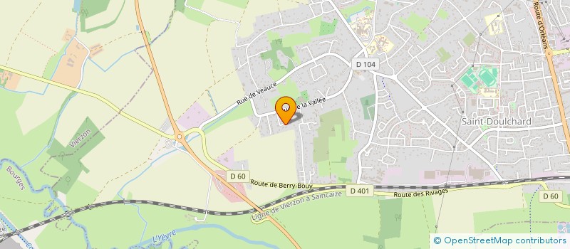 localisation de l'entreprise SPFPL CABANES  SAINT-DOULCHARD