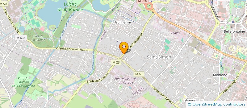 localisation de l'entreprise SPFPL CALANDRI à TOULOUSE