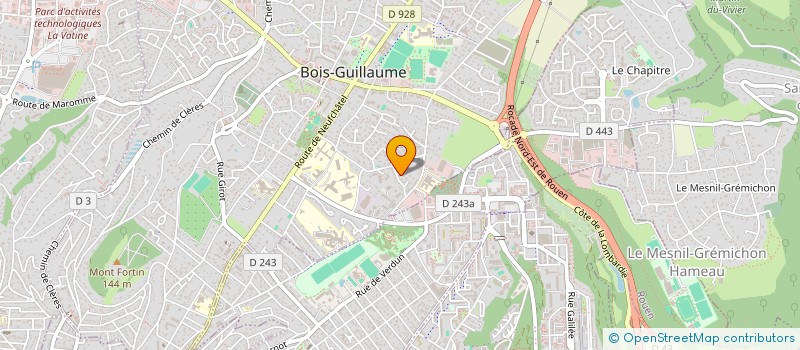 localisation de l'entreprise SPFPL CALIN à BOIS-GUILLAUME