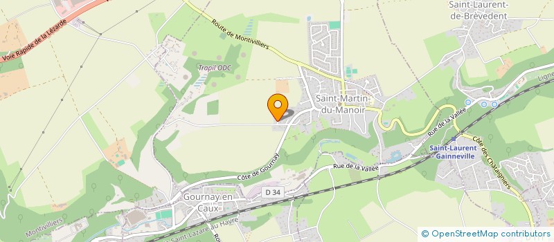 localisation de l'entreprise SPFPL CALMETTES  SAINT-MARTIN-DU-MANOIR