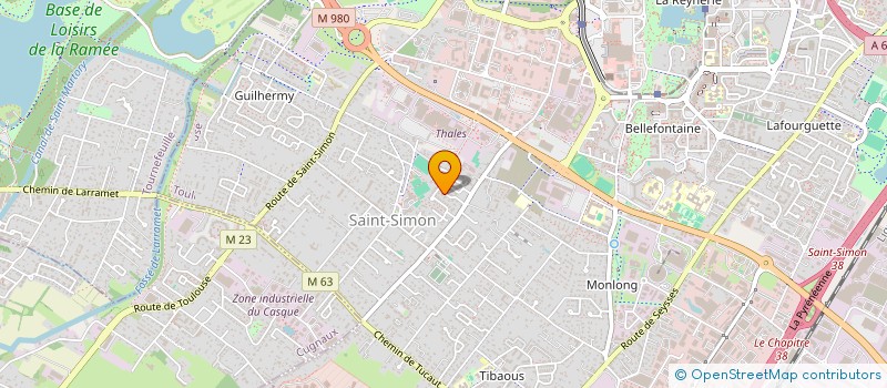 localisation de l'entreprise SPFPL CAMIVET à TOULOUSE