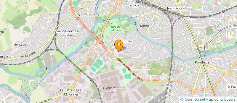 localisation de l'entreprise SPFPL CAPREOLUS à LE MANS