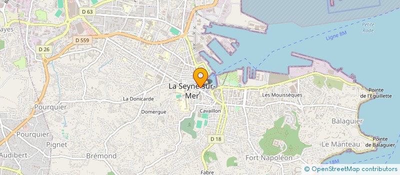 localisation de l'entreprise SPFPL CARBONI à LA SEYNE-SUR-MER