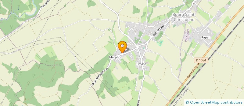 localisation de l'entreprise SPFPL CARDIN PHARMLAG  BOURG-SAINT-CHRISTOPHE