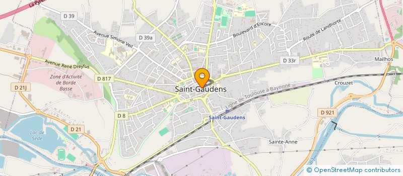 localisation de l'entreprise SPFPL CARDOT à SAINT-GAUDENS