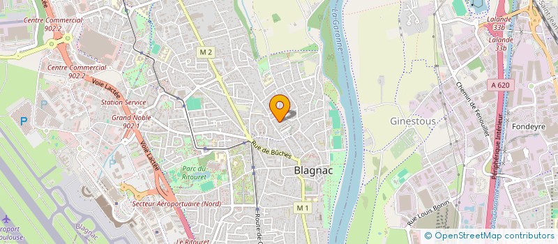 localisation de l'entreprise SPFPL CARINE LABARTHE  BLAGNAC