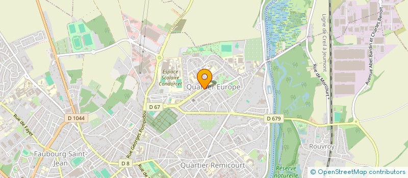 localisation de l'entreprise SPFPL CAROLINE TEMPLEMENT à SAINT-QUENTIN
