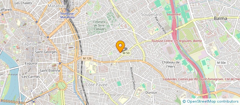 localisation de l'entreprise SPFPL CARRIER  TOULOUSE