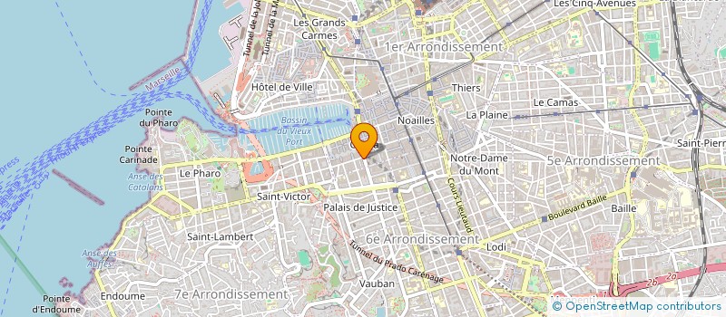localisation de l'entreprise SPFPL CASTELLI à MARSEILLE