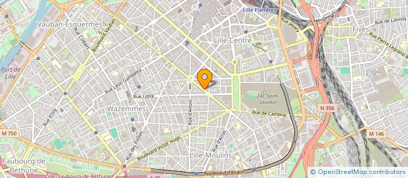 localisation de l'entreprise SPFPL CDG à LILLE