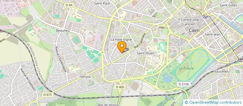 localisation de l'entreprise SPFPL CEBEPIAR à CAEN