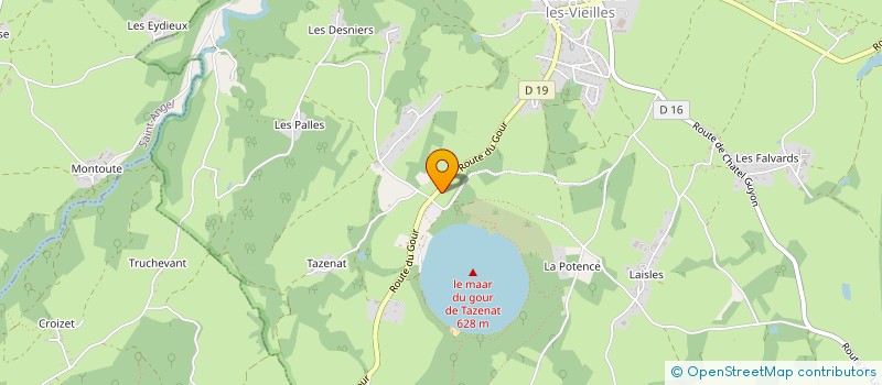 localisation de l'entreprise SPFPL CECILE THOMAS PHARMACIEN  CHARBONNIERES-LES-VIEILLES