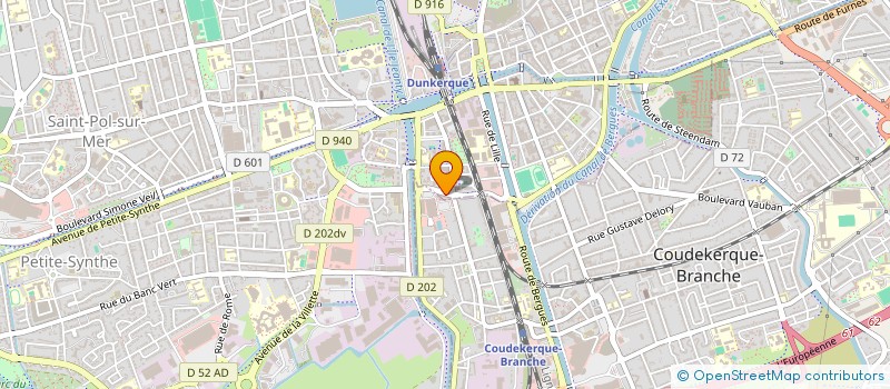 localisation de l'entreprise SPFPL CEDRIC HOCHART à DUNKERQUE