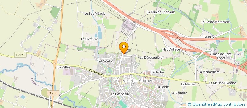 localisation de l'entreprise SPFPL CELTITES  VEZIN-LE-COQUET