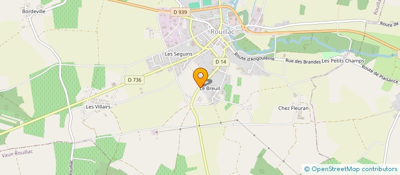 localisation de l'entreprise SPFPL CENEDESE à ROUILLAC