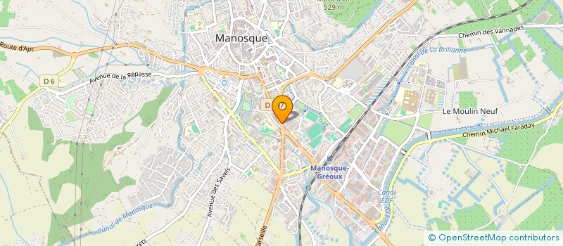 localisation de l'entreprise SPFPL CHAINE à MANOSQUE
