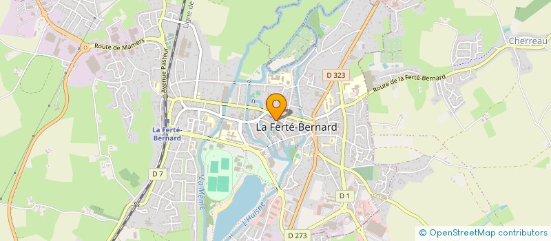 localisation de l'entreprise SPFPL CHAPDELAINE  LA FERTE-BERNARD