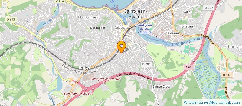 localisation de l'entreprise SPFPL CHAZELLE  CIBOURE