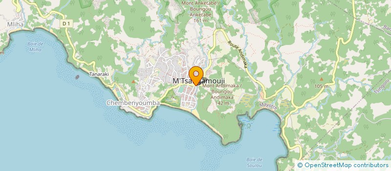 localisation de l'entreprise SPFPL CHEFDEVILLE à M'TSANGAMOUJI