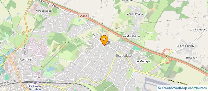 localisation de l'entreprise SPFPL CHRISTOPHE GUILLEMET à LA BAULE-ESCOUBLAC