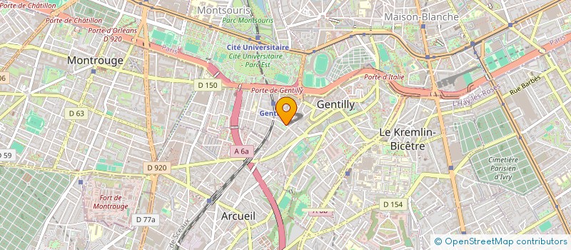 localisation de l'entreprise SPFPL CJLA à GENTILLY