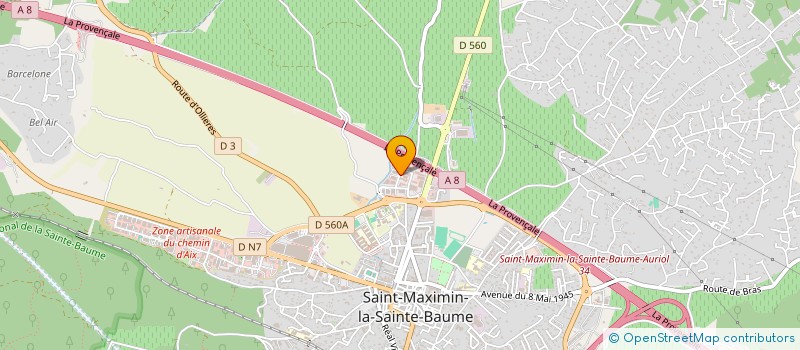 localisation de l'entreprise SPFPL CLAUDE LEVY à SAINT-MAXIMIN-LA-SAINTE-BAUME