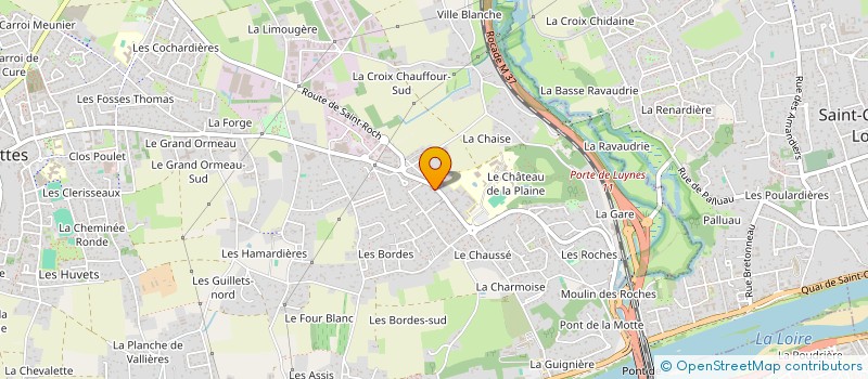 localisation de l'entreprise SPFPL CLAUDE VIDAL  FONDETTES