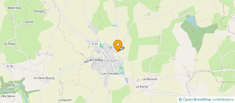 localisation de l'entreprise SPFPL CLEMENT BEUREL  PLOUGUENAST-LANGAST