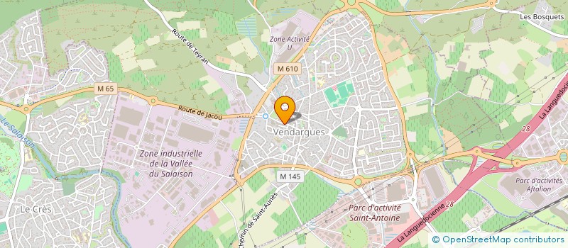 localisation de l'entreprise SPFPL CLEMENT CRESPY à VENDARGUES