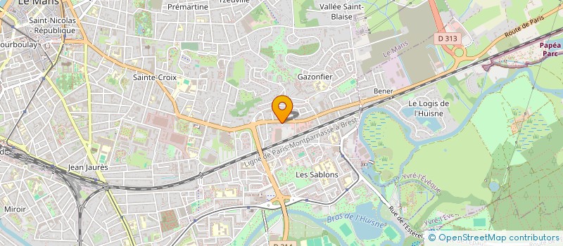 localisation de l'entreprise SPFPL CLMR  LE MANS