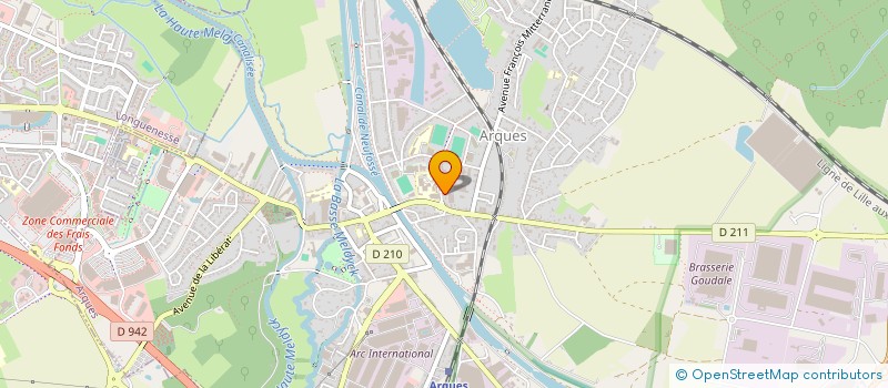 localisation de l'entreprise SPFPL COANON  ARQUES