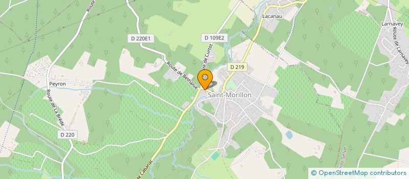 localisation de l'entreprise SPFPL COLLIN  SAINT-MORILLON