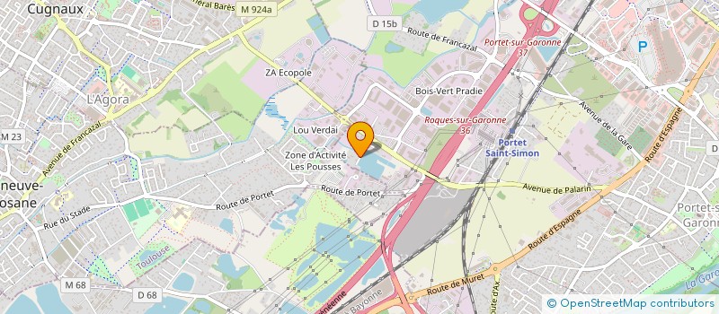 localisation de l'entreprise SPFPL COMPARET  PORTET-SUR-GARONNE