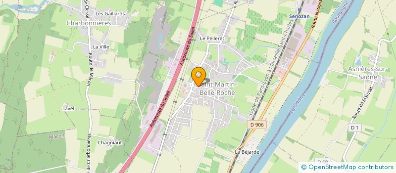 localisation de l'entreprise SPFPL COMPENDIARIO  SAINT-MARTIN-BELLE-ROCHE