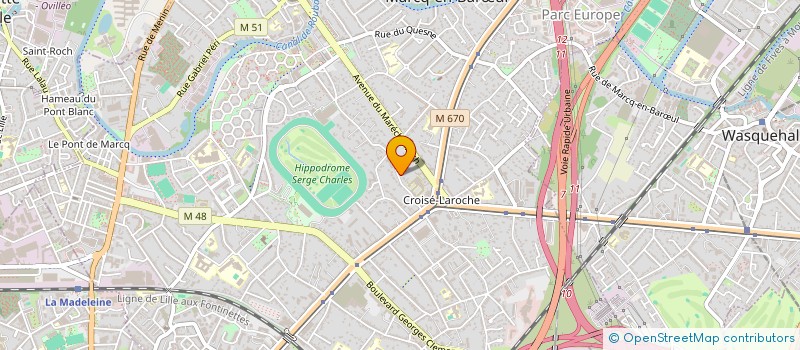 localisation de l'entreprise SPFPL CONFORTI INVESTISSEMENTS à MARCQ-EN-BARŒUL