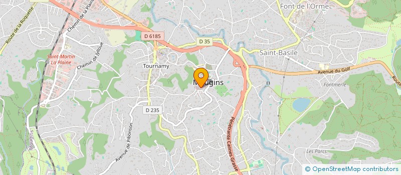 localisation de l'entreprise SPFPL CORON INVEST  MOUGINS