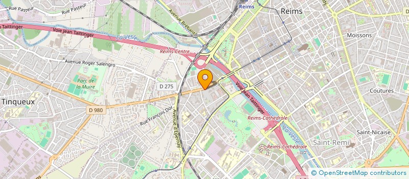 localisation de l'entreprise SPFPL COSMA  REIMS