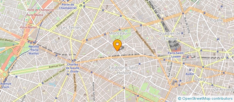 localisation de l'entreprise SPFPL COURCELLES  PARIS