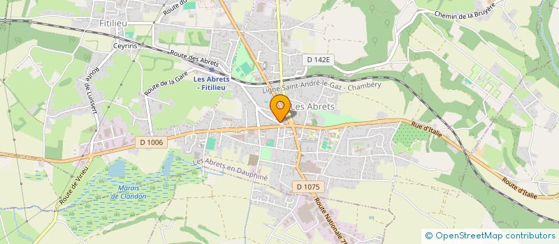 localisation de l'entreprise SPFPL COUZON AURELIA  LES ABRETS EN DAUPHINE