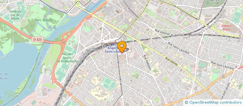 localisation de l'entreprise SPFPL CSAM à ANGERS
