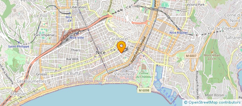 localisation de l'entreprise SPFPL CUVEREAUX ET DUMAS à NICE
