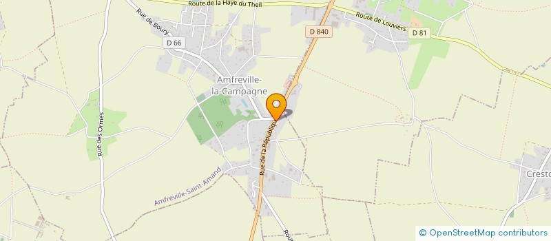 localisation de l'entreprise SPFPL CUZON  AMFREVILLE-SAINT-AMAND