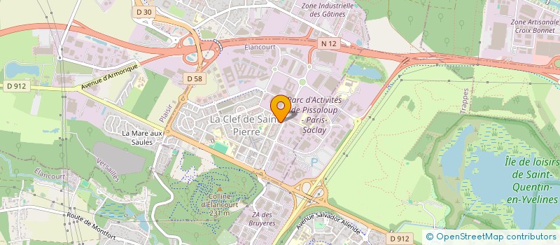 localisation de l'entreprise SPFPL DAMENE  ELANCOURT